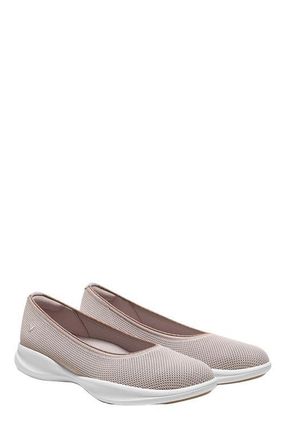 Vivaia Water-Repellent Round-Toe All-Day Sneaker Flats in Mousy Taupe at Nordstrom, Size 6.5