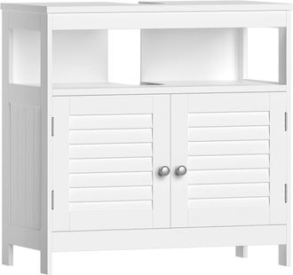 Vasagle Mueble de lavabo de 30 x 60 x 60 cm de color blanco