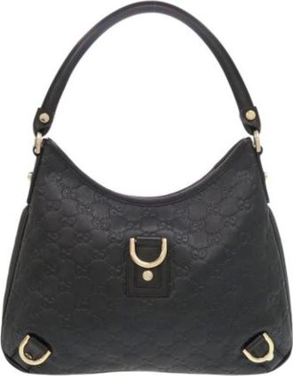 Gucci Pre-owned Shoulder Bags, female, Black, Size: ONE SIZE Pre-owned Vintage Shoulder Bag