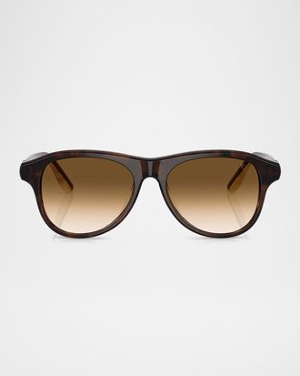 Brunello Cucinelli BC4015S Acetate Aviator Sunglasses