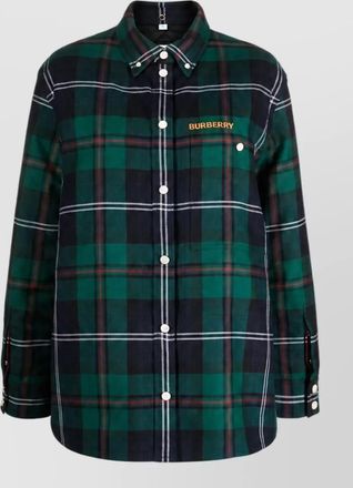 Burberry wool fitted jacket