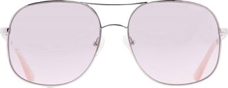 Guess Violet Gradient Pilot Ladies Sunglasses GF6081 10Z 59