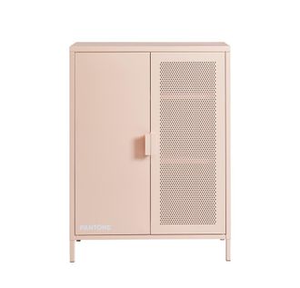Pantone Aparador metal rosa blush 2 puertas 75 cm