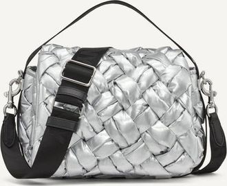 DKNY Nadia Flap Shoulder Bag in Silver at Nordstrom