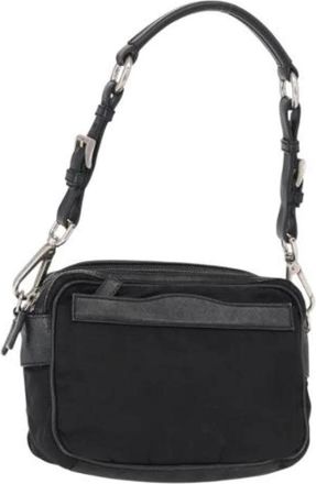 Prada Pre-owned Nylon Schoudertas - Dames - Vintage Schoudertas - Zwart - ONE Size - Nylon - Vintage