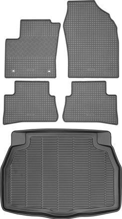 OEM Juego De Alfombrillas De Goma Para Coche Y Alfombrilla Para Maletero Para Toyota C-hr Crossover Del 2016
