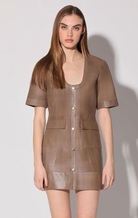 Walter Baker Harlynn Dress, Sand - Leather