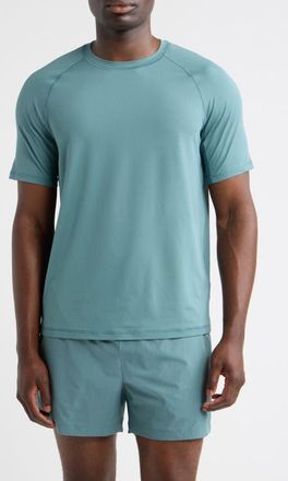 Zella Endurance Performance T-Shirt in Teal Titanic at Nordstrom, Size Xx-Large