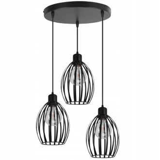 OEM L&aacute;mpara De Techo Colgante Loft Metal E27 Led