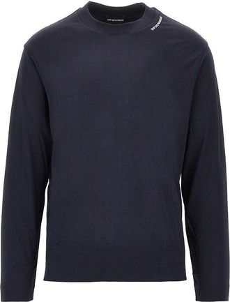 Emporio Armani Stretch jersey T-shirt with logo embroidery Man XL