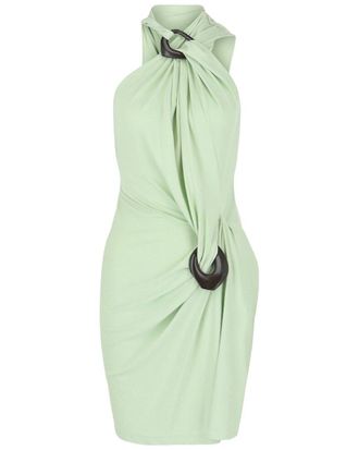 Ferragamo Asymmetrical Gathered Dress