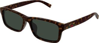 Gucci Gg 1986Sa 002 Zonnebrillen - Heren - Zonnebrillen - Bruin - 57 MM - Accessoires