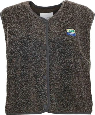 American Vintage American Vintage, Long Sleeve Tops, female, Gray, Size: M/L Fleece Jacket