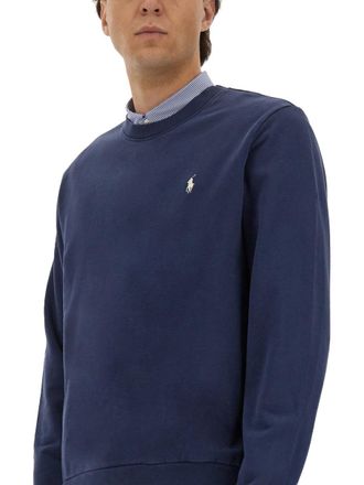 Polo Ralph Lauren Cotton Jersey Sweatshirt - Blue
