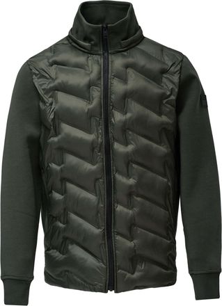 Salsa Steppjacke SALSA Salsa Jeans Steppjacke Zip-Thru Padded Jumper Hoodie, Herren, Gr. XL, gr&uuml;n, Obermaterial: 100% Nylon NY., Jacken Steppjacke