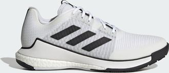 adidas adidas Performance Unisex Crazyflight Shoes - White & Black - Size UK 4.5