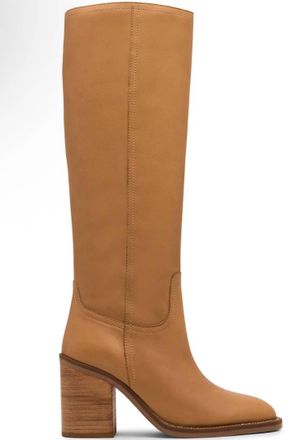 Blondo Womens Penly Waterproof Leather Tall Boots In Brown
