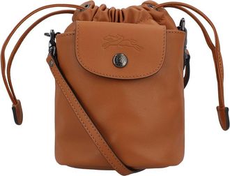 Longchamp Le Pliage Xtra XS Leather Bucket Bag