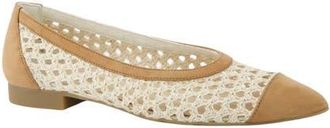 Paul Green Daisy Pointed Toe Flat in Sisal Nature Nubuk Diva at Nordstrom, Size 10.5Us