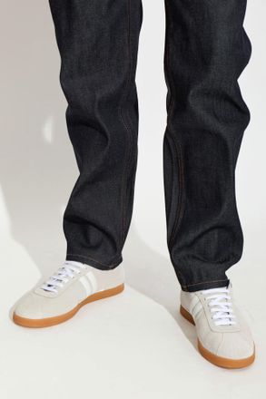 Lanvin Glen Sports Shoes, Mens, Cream