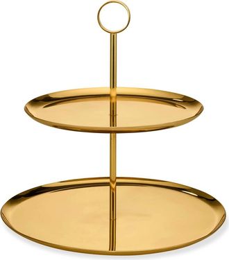 Aerin Sintra Two-Tier Stand in Brass at Nordstrom