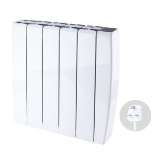 TCP Smart 1500W White Ceramic Panel Electric Radiator