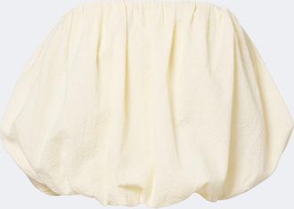Faithfull The Brand Camila strapless cotton top