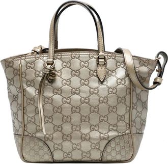 Gucci 2016-2025 Small Guccissima Bree satchel - Goud