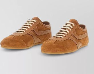 Dries Van Noten leather low-top sneakers