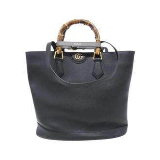 Gucci Bolso Tote Pre-owned Vintage - Pre-owned - Mujer - Negro - ONE SIZE