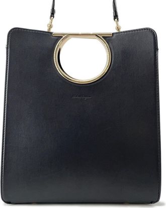 Ferragamo Leather Handbag (Pre-Owned)