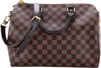 Louis Vuitton Speedy Bandouliere Bag Damier 30 (Authentic Pre-Loved)