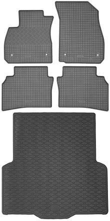 OEM Opel Insignia B Sed&aacute;n Desde 06.2017 Set - Alfombrillas De Goma Para Coche + Alfombrilla Para Maletero
