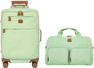Bric's Volterra 21 Carry On Spinner & 18 Boarding Duffle 2 Piece Luggage Set in Green at Nordstrom