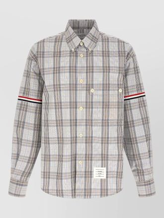 Thom Browne rwb oversized shirt button down collar
