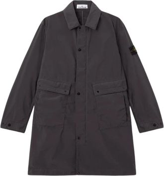 Stone Island Stone Coat E26 - Heren - Mantel - Grijs - XL - Jassen
