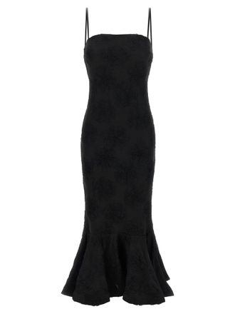 Rotate Flower Dress - Black