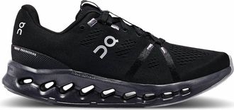 On Womens Cloudsurfer 2 Running Shoes In Black/black