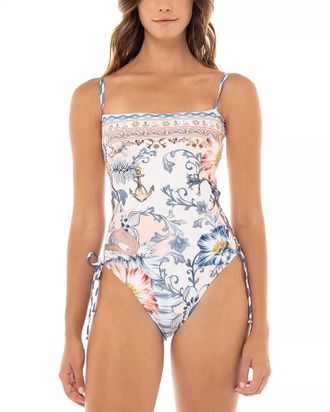 Agua Bendita Mariel Reversible One Piece Swim Suit In Multi-Colored