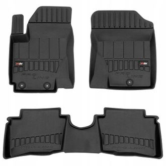 OEM Alfombras, Felpudos, Felpudos De Goma, Hyundai I20 1 2008-2015, Canaleta 3d