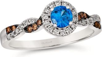 Le Vian Ladies Cornflower Sapphire Rings set in 14K Vanilla Gold