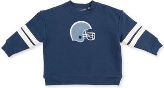 Angel Dear Kids Football Helmet Sweater in Navy at Nordstrom, Size 12-18M