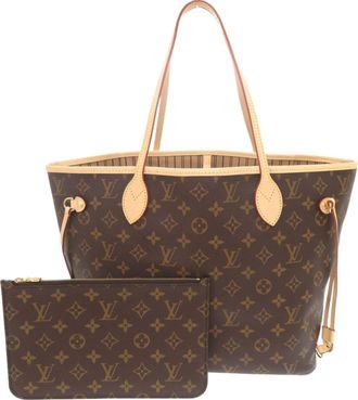 Louis Vuitton Brown Monogram Pouch Tote Bag (Pre-Owned)