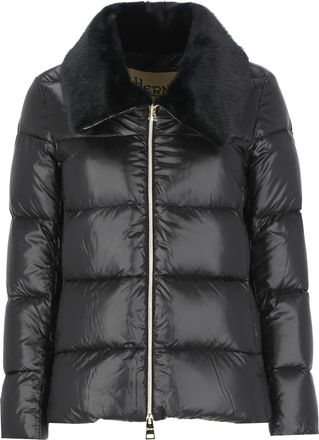 Herno Black Nylon Jacket