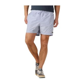Calvin Klein Badmode, Heren, Blauw, S, Lila Trekkoord Zwemshorts