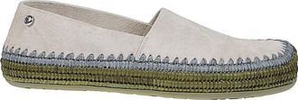 Loewe Womens Rio Suede Espadrilles - Light Grey - Size EU 40