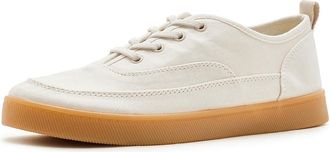 Vionic Cyan Womens Shoes Ivory/Gum Canvas : 7.5 M, Canvas/Synthetic