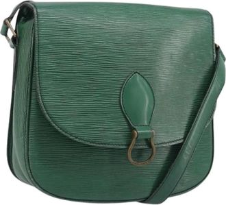 Louis Vuitton Pre-owned Saint Cloud Schoudertas - Dames - Vintage Schoudertas - Groen - ONE Size - Leer - Vintage