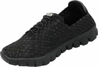 Zee Alexis Womens Danielle Woven Sneaker In Black Metal