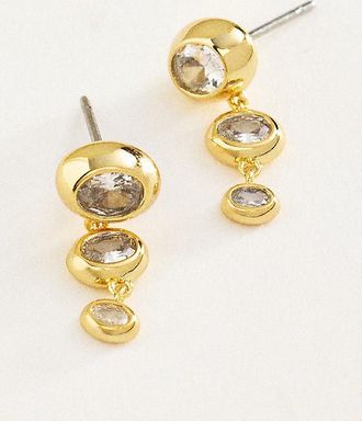 Electric Picks Crystal Rain Drop Earrings